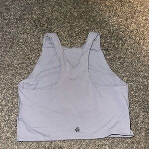 Light Gray/purple Athleta Tank Top